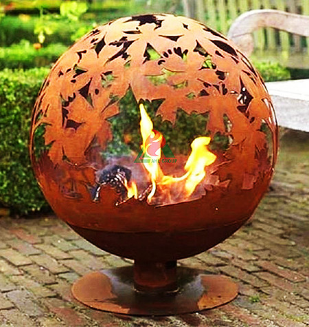 Wholesale Corten Fire Pit Metal Fireball