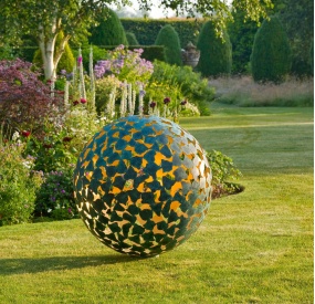 Metal Lighting Sphere Sculpture