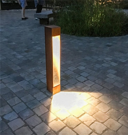 Corten Steel Lighting Bollards On Sale