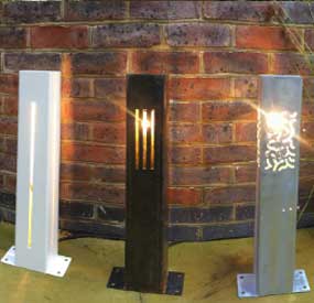 LB11-Corten Steel Light Box For Garden Design