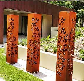 LB16-Corten Steel Light Box For Municipal Projects