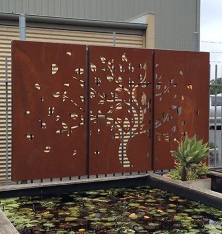 Laser Cut Metal Screen Privacy